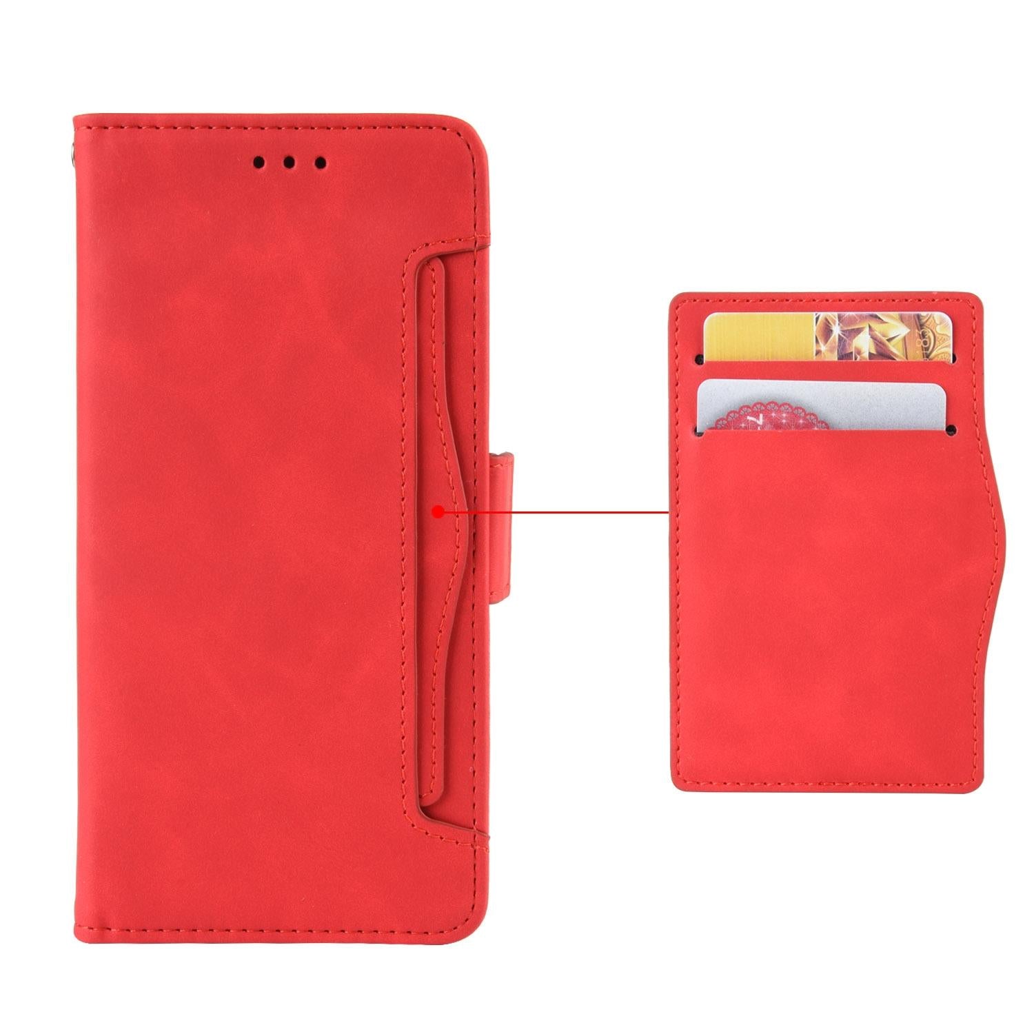 Samsung Galaxy Z Fold 4 5G Leather Phone Case With Card Slots And Calf Texture