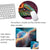 Spacious Mouse Pad For Desk - 5 Meteor Rain