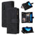 For Samsung Galaxy Z Fold4 5G Frosted Leather Zip Wallet - Compact And Stylish - Coffee