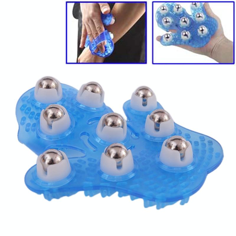 Handheld Meridian Massager Thickened Palm Design - Blue