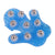 Handheld Meridian Massager Thickened Palm Design - Blue