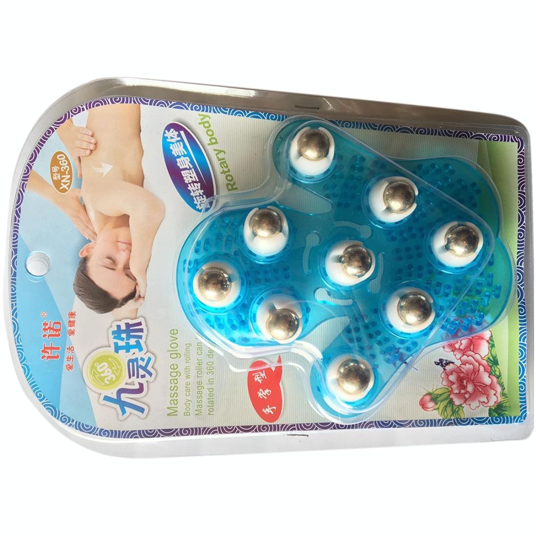 Handheld Meridian Massager Thickened Palm Design - Blue