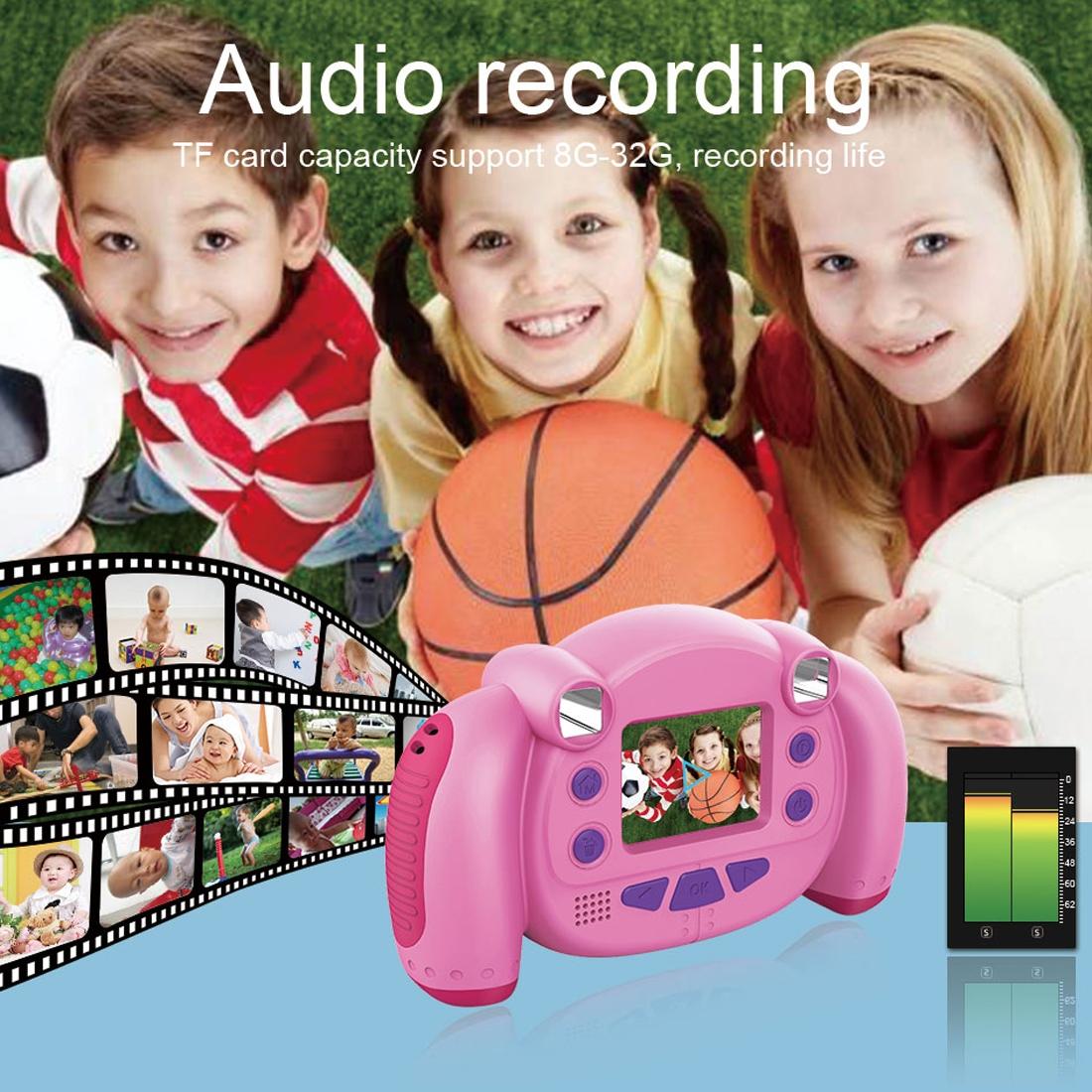 2.0 Inch Hd Screen Digital Children Camera - Pink 3mp