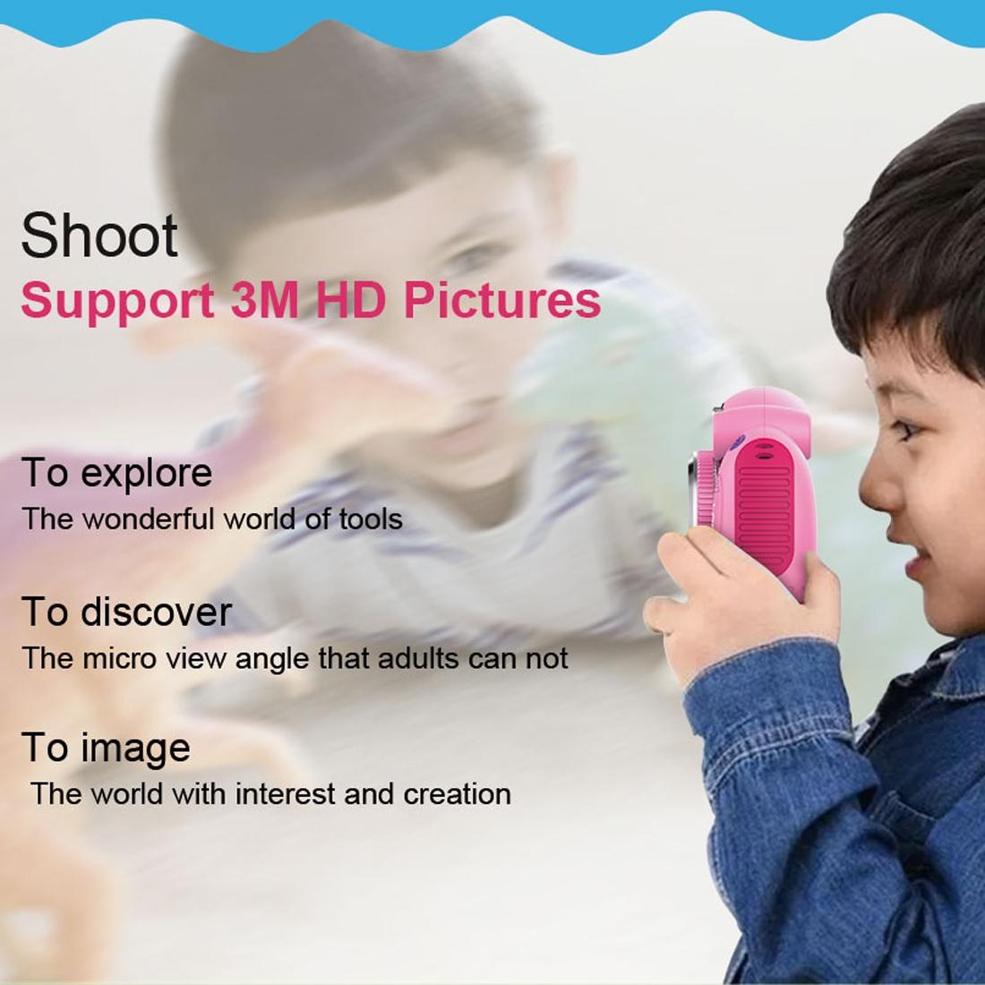 2.0 Inch Hd Screen Digital Children Camera - Pink 3mp
