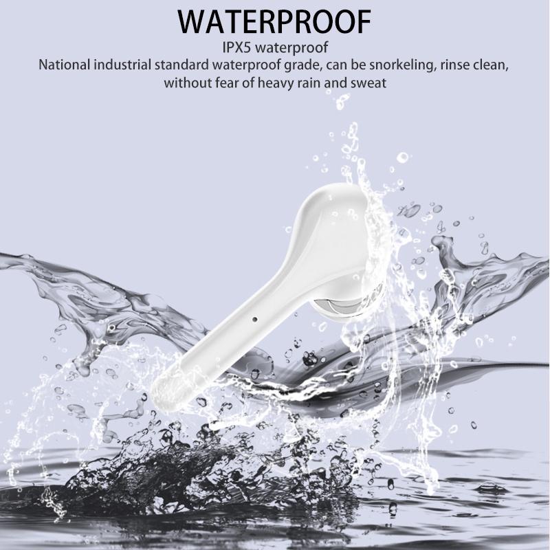 Wireless Stereo Sports Bluetooth Earphones with Charging Box - K88 Tws - Pink