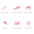 Intelligent Air Wave Pressure Massager Single Hand Pink