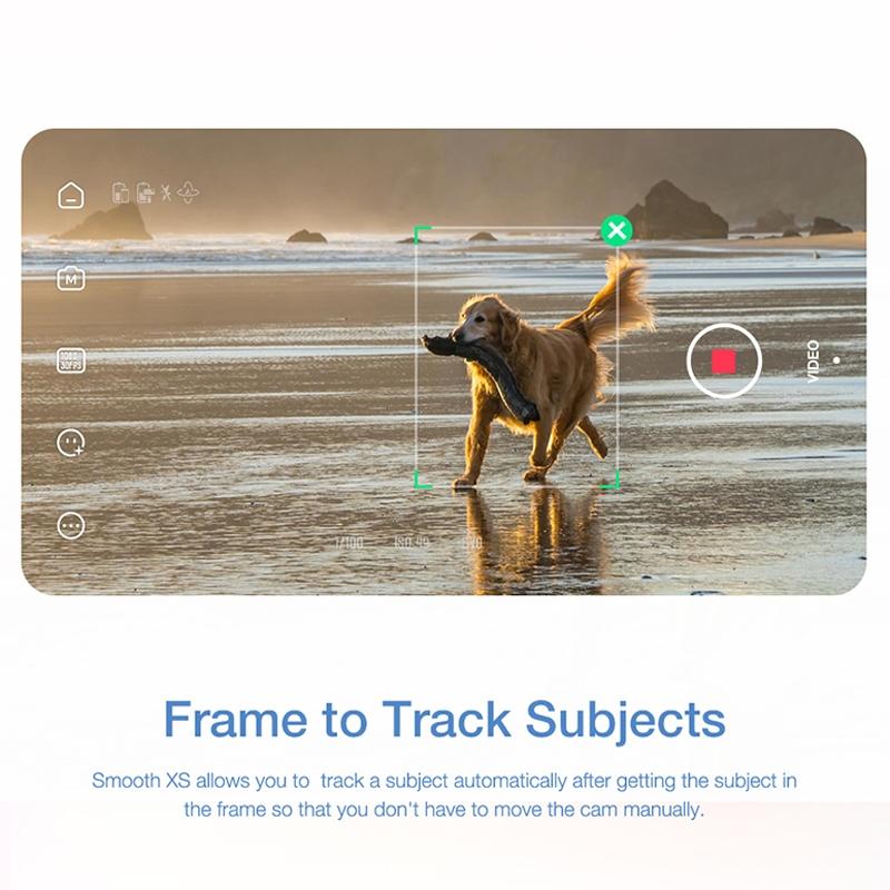 Smooth-xs Handheld Gimbal Stabilizer Selfie Stick - Pink 200g