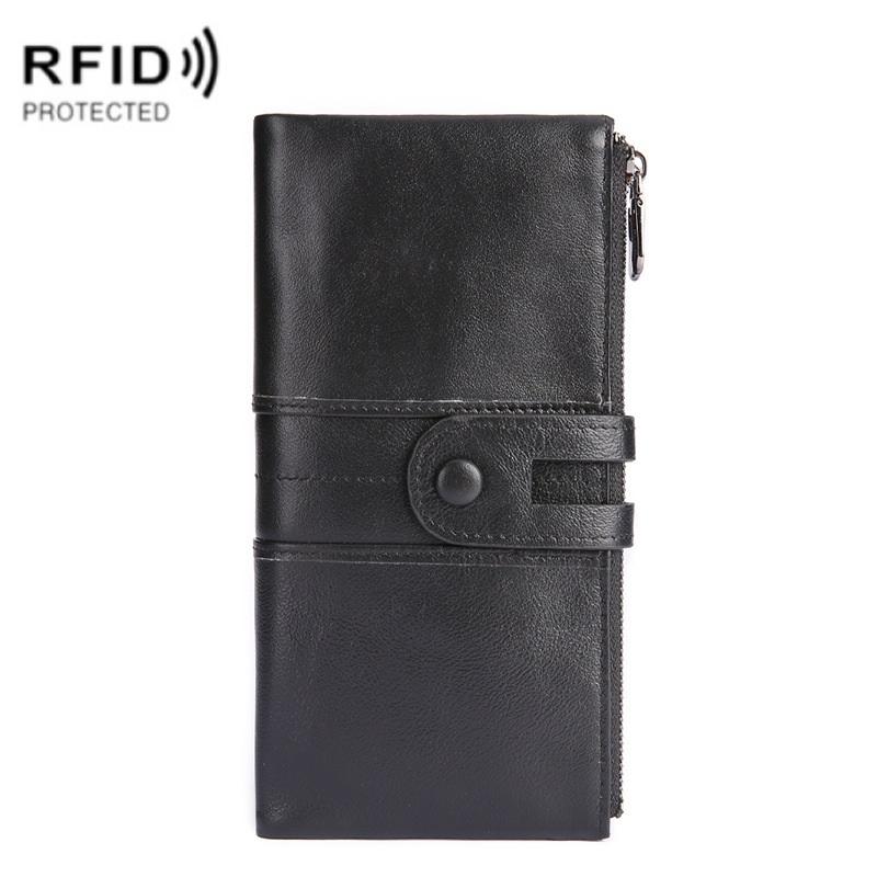 Women Leather Rfid Wallet - Sleek & Secure - Purple Coffee Colour