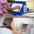 Versatile Laptop Rest Cushion with Cooling Pad - Grey