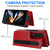 For Samsung Galaxy Z Fold4 5G Double Buckle Foldable Phone Case With Pen Slot - Brown