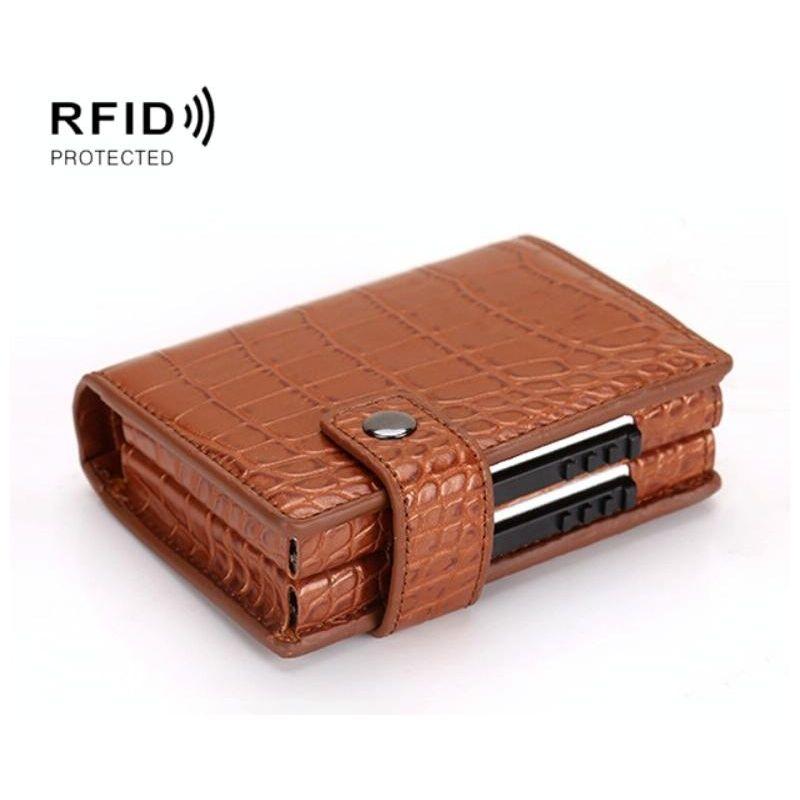 Secure Dual Card Wallet With Rfid Blocking