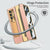 For Samsung Galaxy z Fold4 5G Full Coverage Phone Case with Hinge - Integrated Design - Gold + Pink