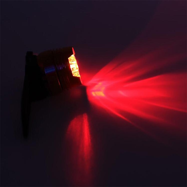 Waterproof Led Bicycle Safety Lights - Red Light Red Case