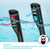 Full Dry Silicone Diving Mask for Water Sports and Gopro Hero11 - Black Red Coral