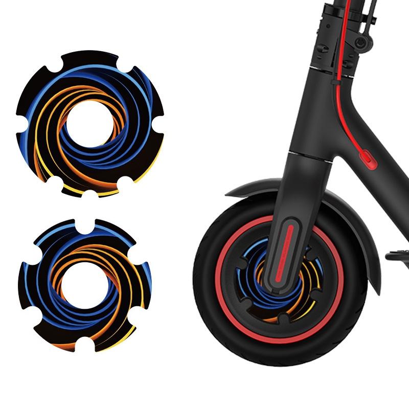Waterproof Sticker for Xiaomi M365 Scooter Motor - 1 Pair - Colorful 6