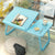 Adjustable Folding Laptop Desk with Cup Holder - Four-speed Lifting Table for Dorms - Aurora White