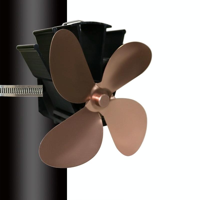 Thermodynamic Wall Mounted Fireplace Fan - no Magnets - Bronze