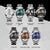 Waterproof Luminous Men Watch with Steel Strap - Silver Coffee