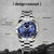 Waterproof Luminous Men Watch with Steel Strap - Silver Coffee