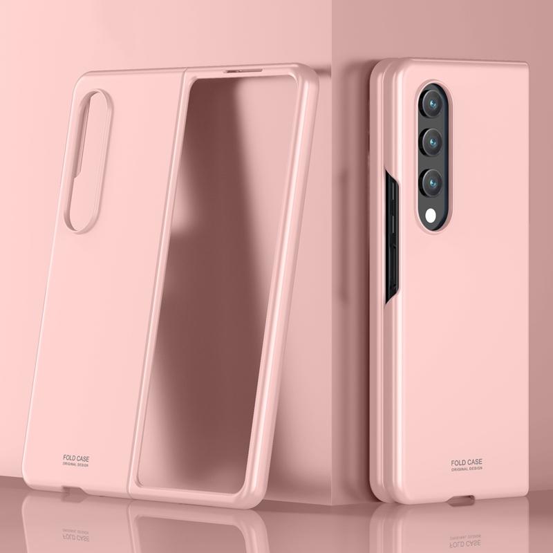 For Samsung Galaxy Z Fold4 5G Shockproof Skin - Breathable &amp; Protective - Pink