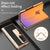 For Samsung Galaxy Z Fold4 5G Premium Litchi Leather Hinged Phone Case - With Pen - White