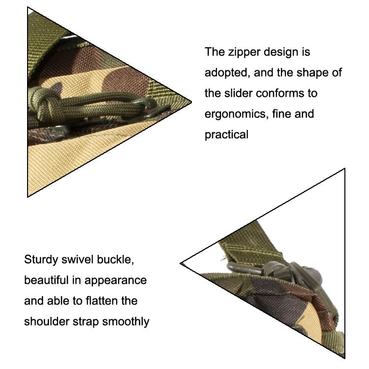 Waterproof Outdoor Messenger Bag For Sports & Cycling - Jungle Camouflage