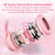 Wireless Bluetooth Headphones With Rgb Lighting - Pink