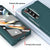 For Samsung Galaxy Z Fold4 5G Samsung Fold 4 Hinge Flip Case - Two Tone Contact Lens - Transparent
