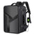Waterproof Expandable Hard Shell Backpack with Usb Charging - Large Capacity Black - 162 Light Gray