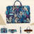 13.3 Inch Simple Business Laptop Bag With Liner - Ls-116 - Snowflake Nylon Light Blue