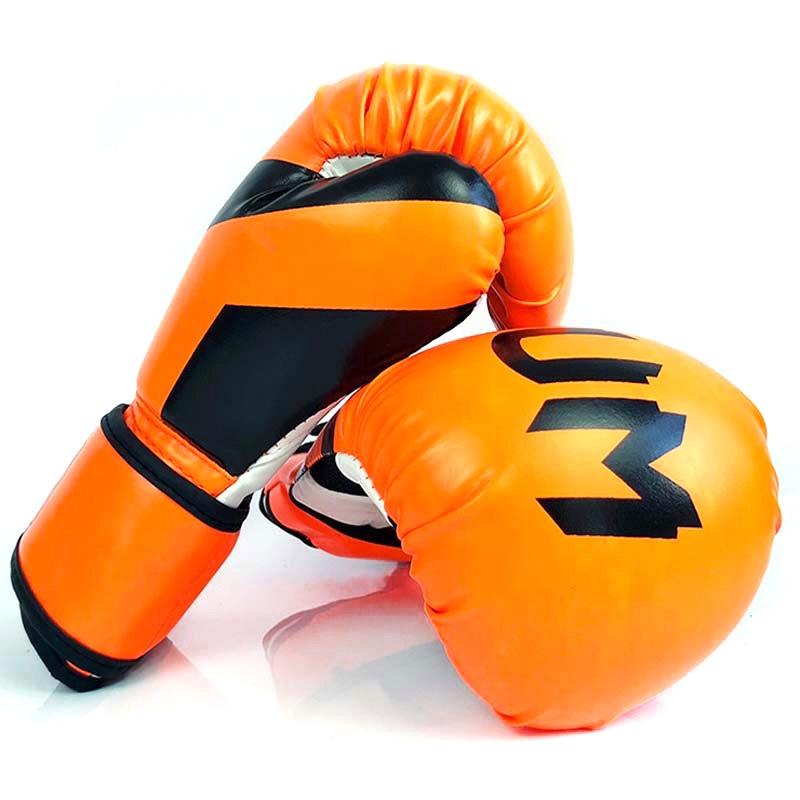 Professional Boxing Gloves For Adult Training - 10Oz Muay Thai Fighting - Fluorescent Yellow