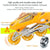 Adjustable Kids Roller Skates Set - Single Flash Wheels - Size S