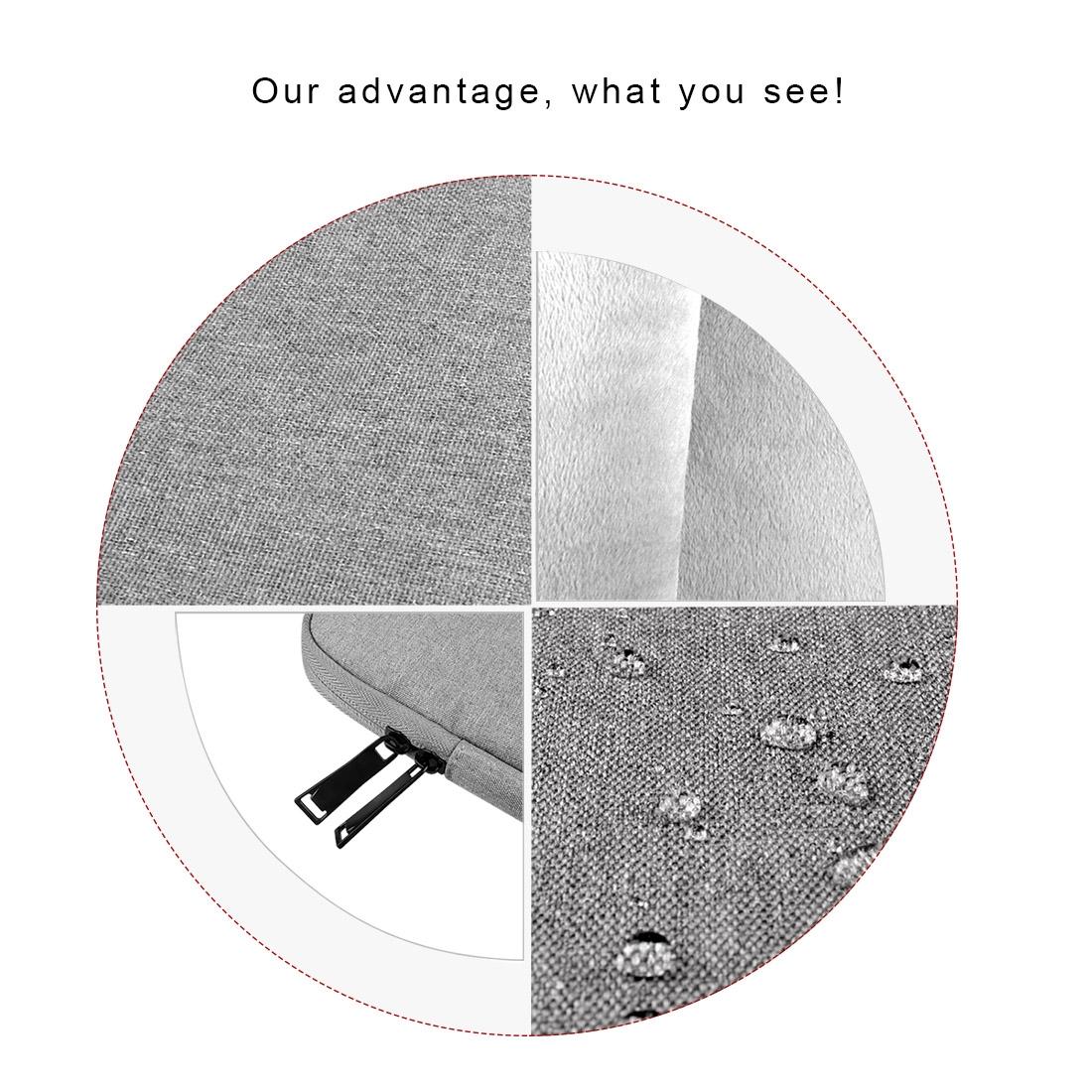 Universal 13 Inch Oxford Cloth Laptop Tablet Bag - Soft and Wearable - Pink