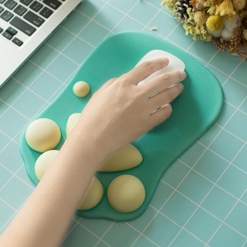 Soft Non Slip Cat Claw Mouse Pad - Pink