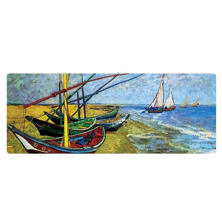 Large Desk Mouse Pad For Oil Painting - Wheat Field