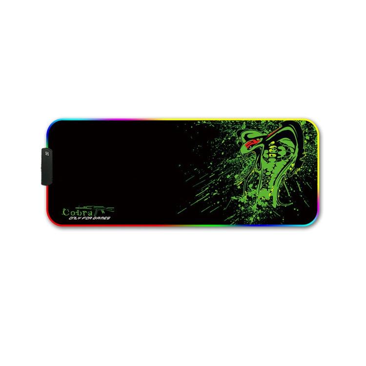 Rgb Non Slip Mouse Pad With Thermal Transfer - Glasses Cat
