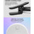 Portable Mini Beauty Light for Smartphones - 3 Brightness Levels 9 Led Warm / White - Iphone Galaxy Huawei Xiaomi Lg Htc - Pink