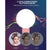 Portable Mini Beauty Light for Smartphones - 3 Brightness Levels 9 Led Warm / White - Iphone Galaxy Huawei Xiaomi Lg Htc - Pink