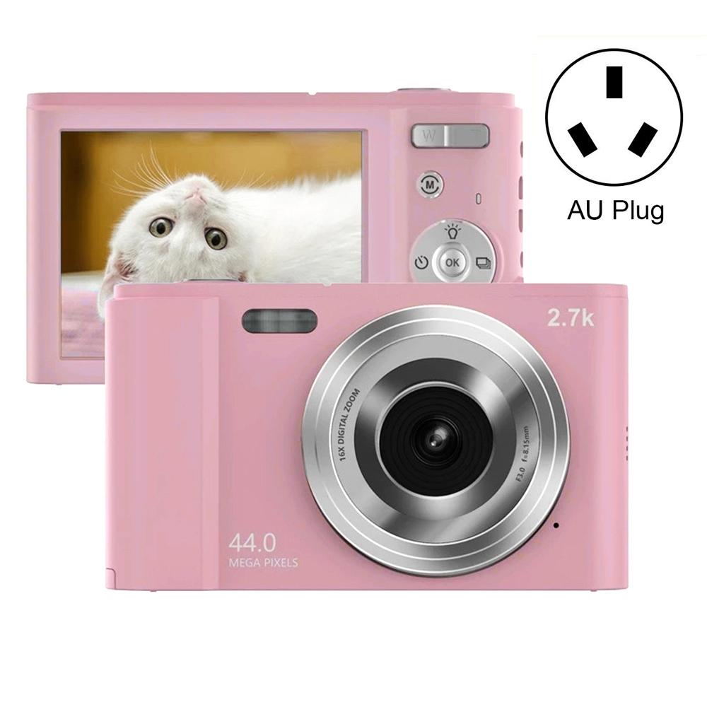 2.7k Full Hd 44mp 16x Zoom 2.88 Digital Camera for Kids - Pink
