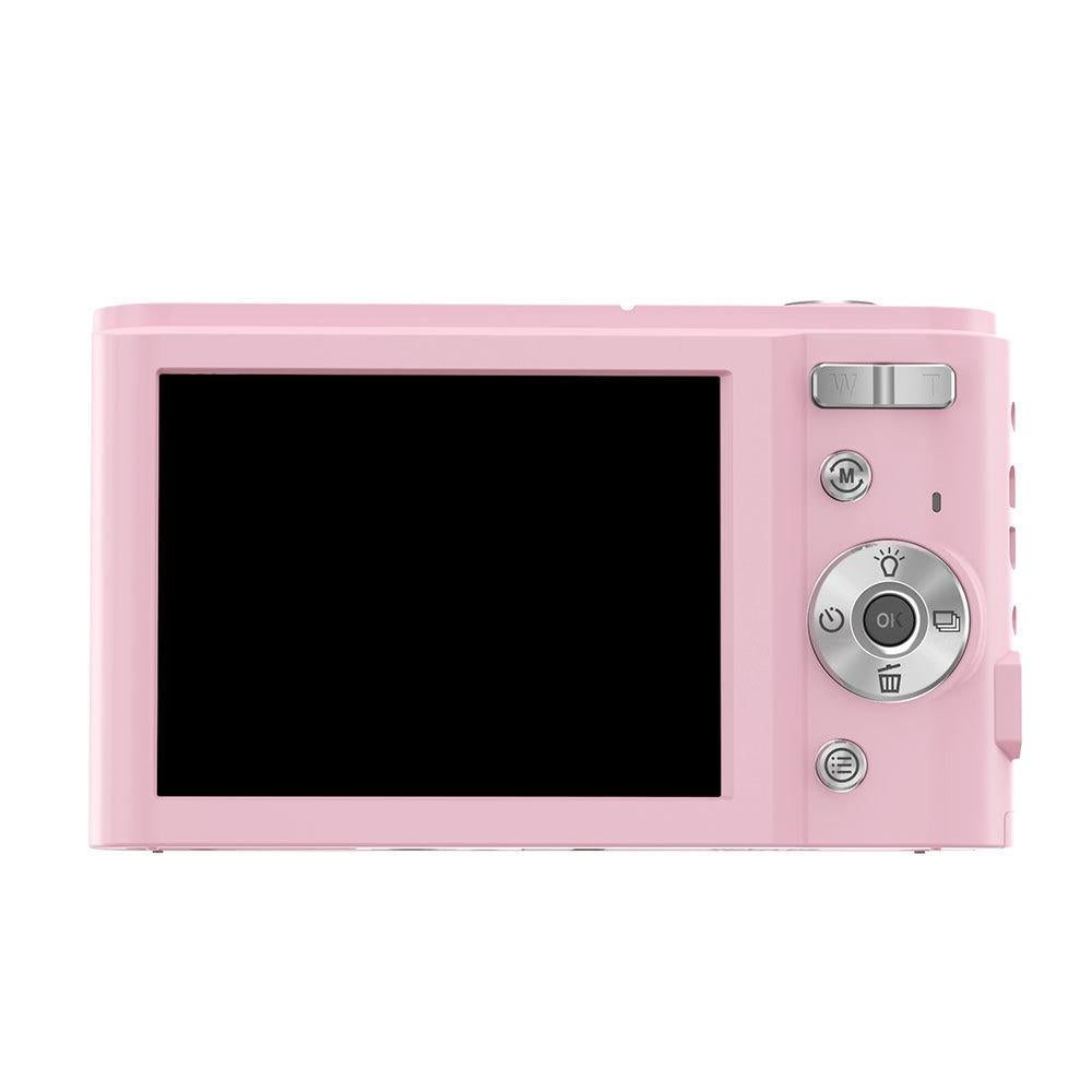 2.7k Full Hd 44mp 16x Zoom 2.88 Digital Camera for Kids - Pink
