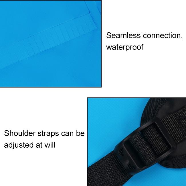 25L Outdoor Waterproof Dual Shoulder Strap Dry Bag Pvc Barrel Design - Pink