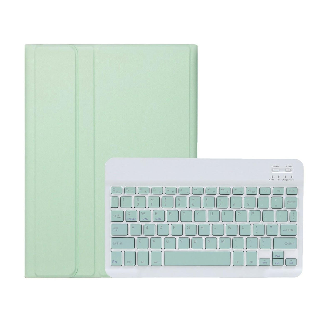 Ultra-Thin Bluetooth Keyboard Leather Tablet Case For Ipad 10.9 2022 With Pen Slot - Pink