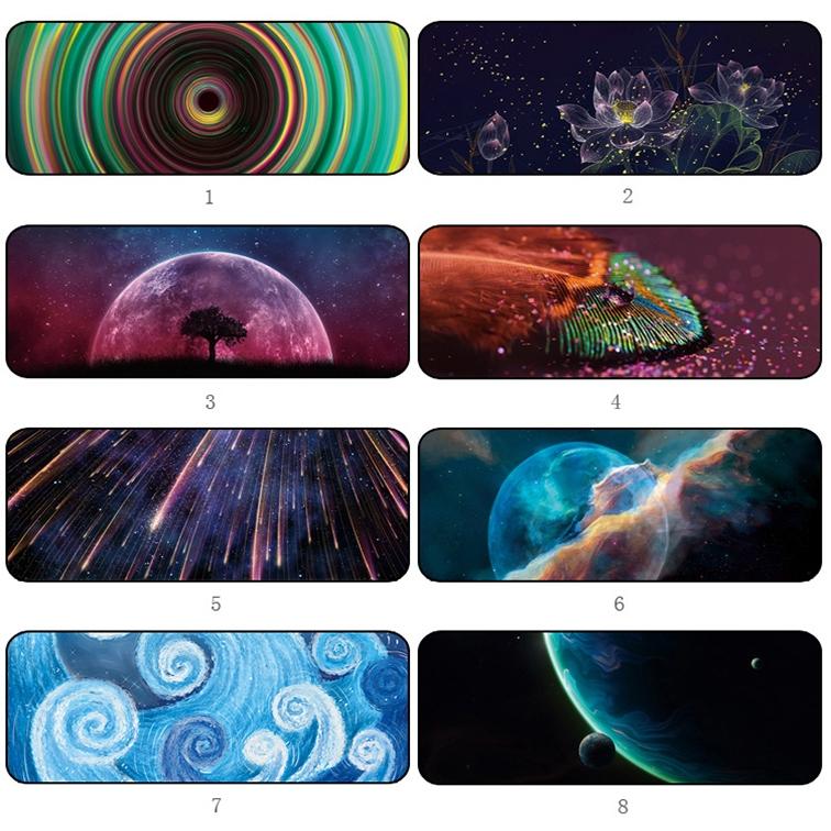 Spacious Mouse Pad For Desk - 6 Galaxy
