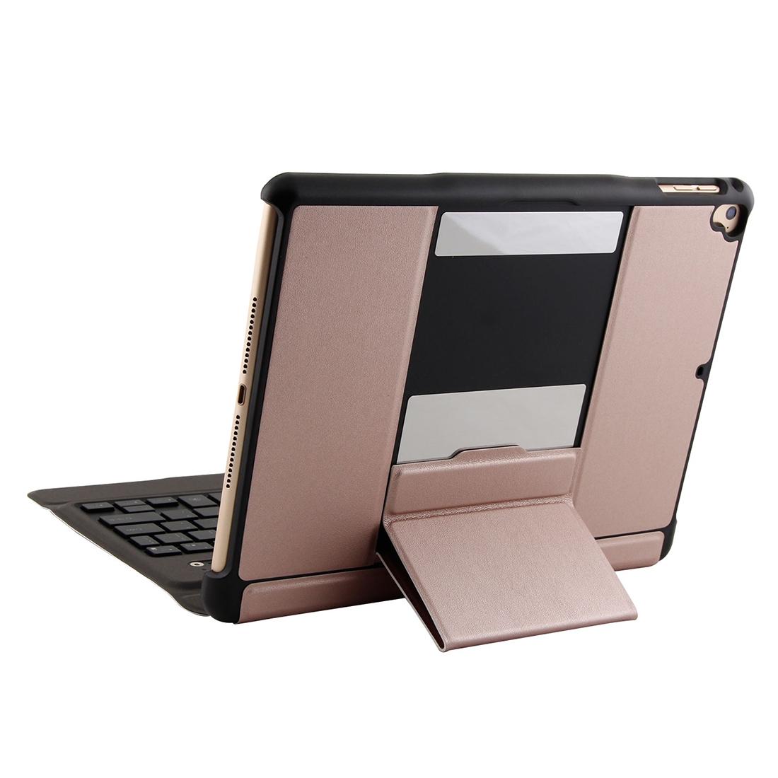 Bluetooth Keyboard & Leather Tablet Case For Ipad Air / Pro 9.7 - Detachable Ultra-Thin Multi-Angle Backlit - Pink