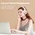 Wireless Cat Ear Bluetooth Headset Usb-C - Pink
