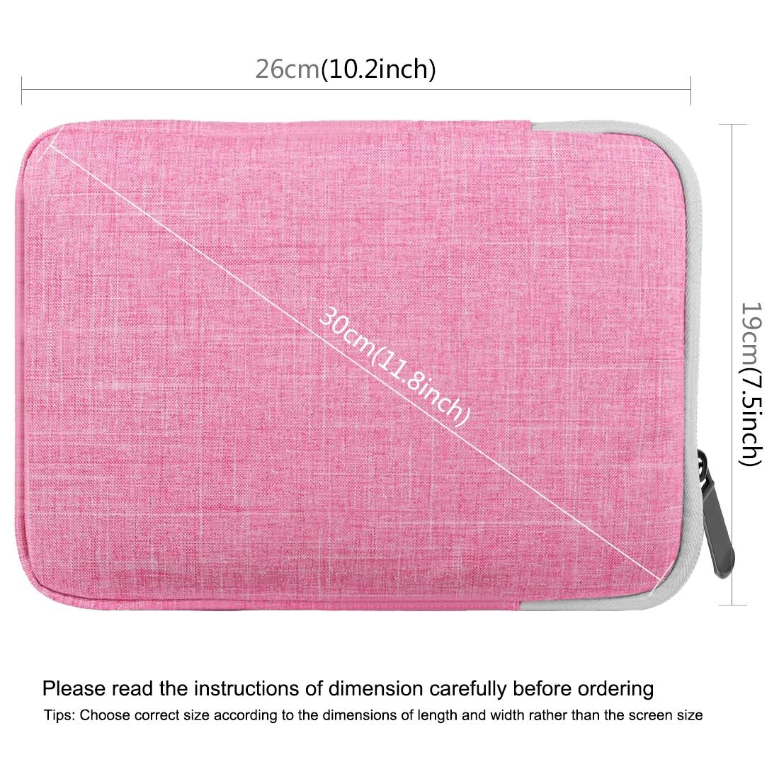 Zipper Sleeve Briefcase for Ipad Pro 9.7 and Other Tablets - Pink