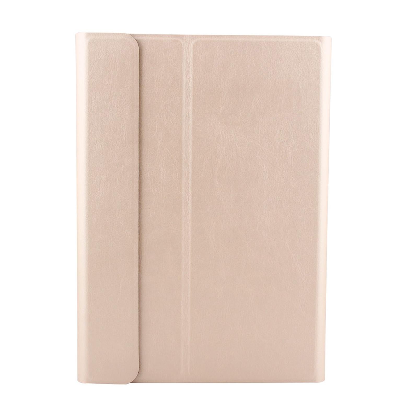 Bluetooth Keyboard & Leather Tablet Case For Ipad Air / Pro 9.7 - Three-Gear Angle Adjustment Magnetic Sleep Function - Abs Brushed Texture - Pink