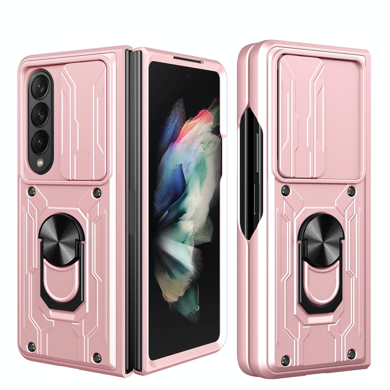 For Samsung Galaxy z Fold4 5G Protective Sliding Camshield Phone Case - White