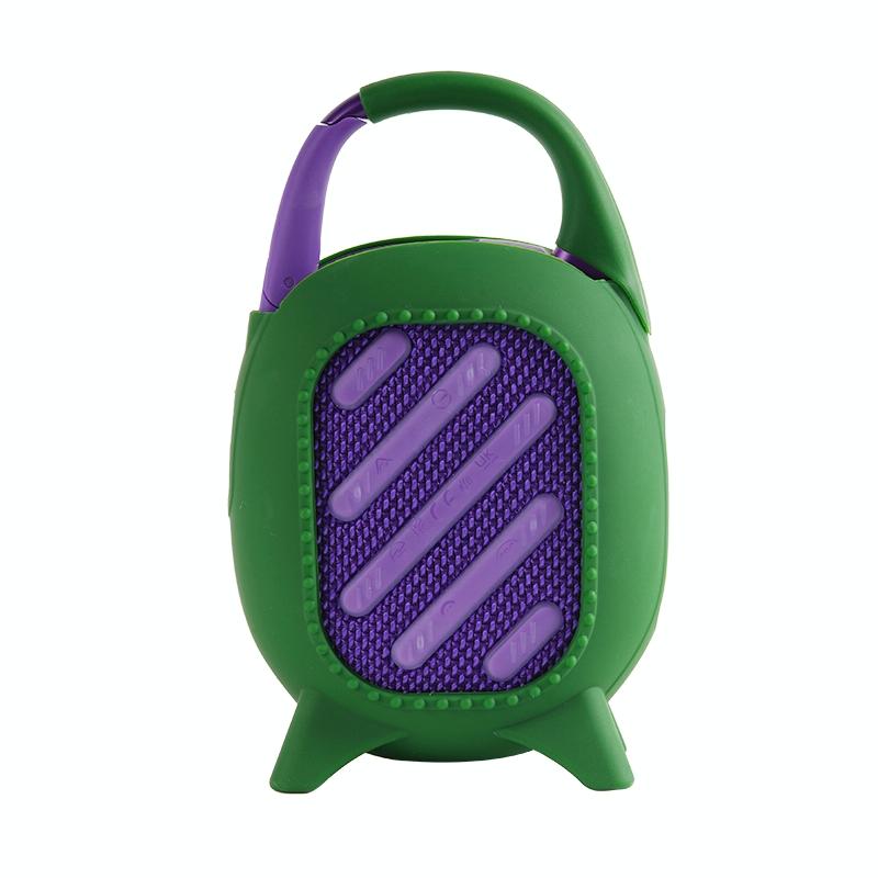Soft Silicone Protective Case for Jbl Clip 5 Portable Speaker - Purple