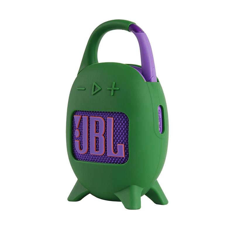 Soft Silicone Protective Case for Jbl Clip 5 Portable Speaker - Purple
